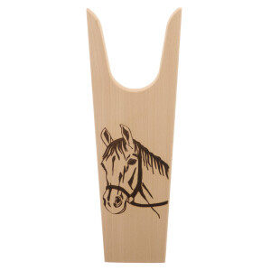 Stiefelknecht, mit Pferdekopf aus Holz 32,5 cm