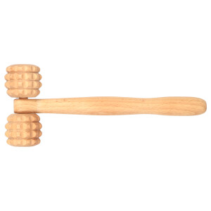 Massageroller, T-Form aus Holz 23,5 cm